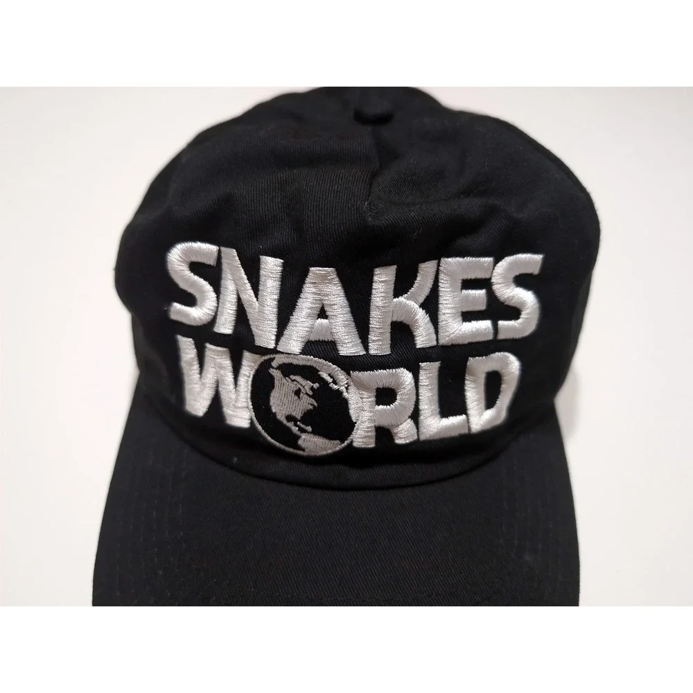 Cheatin SNAKES WORLD Baseball Hat Cap Black ~ Snapback